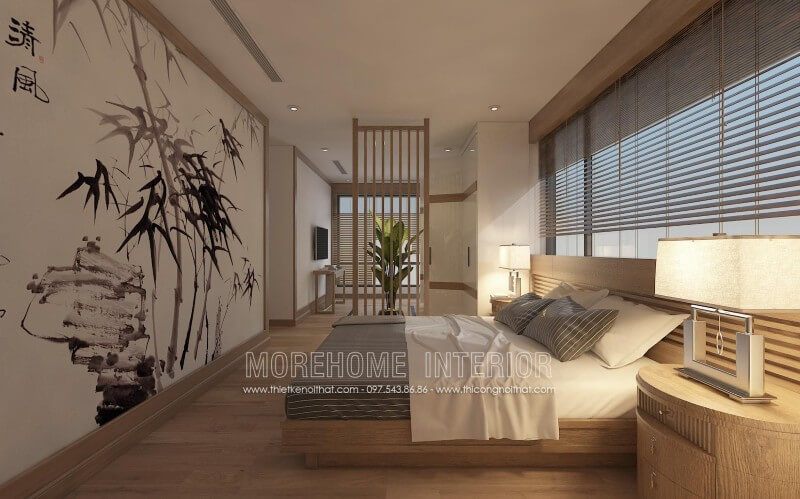 Giường ngủ kiểu Nhật được thiết kế tối giản các chi tiết không cầu kì, được dùng chất liệu gỗ tự nhiên tạo cảm giác ấm cúng, giần gũi với thiên nhiên, thân thiện với môi trường, căn phòng của bạn sẽ không bị rối mắt