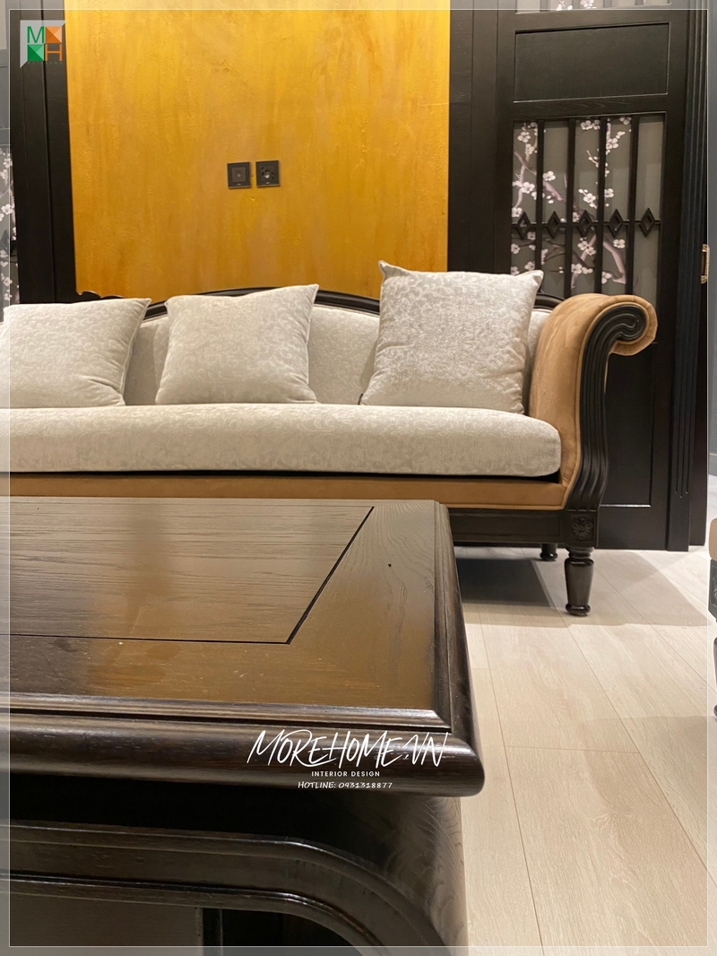 Thi công nội thất mang đậm dấu ấn của phong cách indochine kết hợp hài hòa giữa 2 nền văn hóa Á Đông và cổ điển của Pháp đáp ứng được sự tiện nghi của gia chủ mà còn thể hiện được tinh hoa, bản sắc