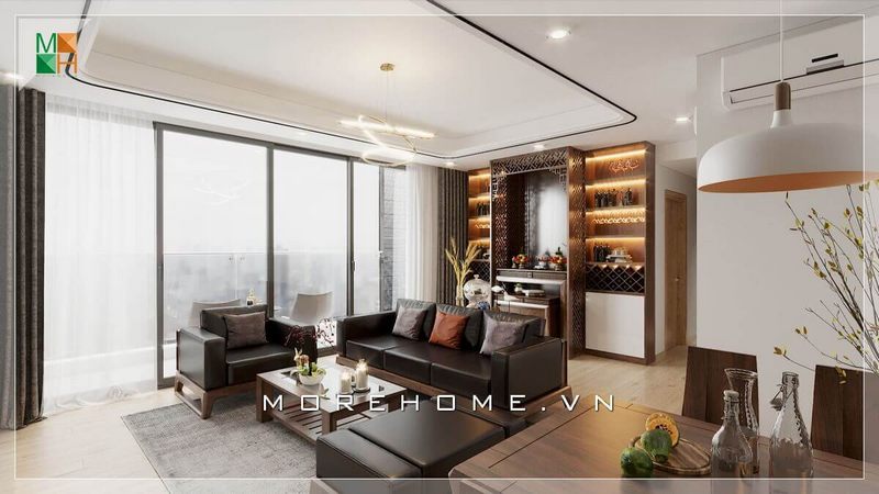 Phòng khách của bạn sẽ có vẻ đẳng cấp, sang trọng hơn khi được trang bị một mẫu sofa từ gỗ óc chó bọc da cao cấp theo phong cách hiện đại.